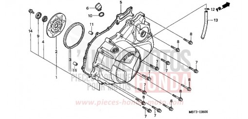 PANNEAU CARTER-MOTEUR D. XL1000V6 de 2006